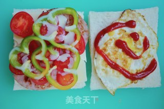 快手三明治的做法步骤：8