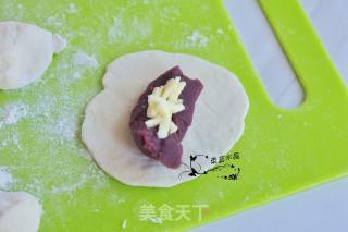 芝士紫薯饼的做法步骤：7