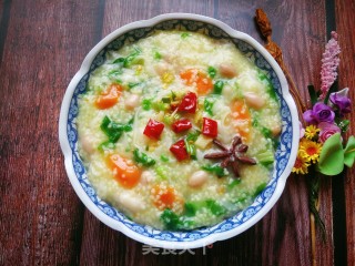 小白菜小米面条：香！的做法步骤：20