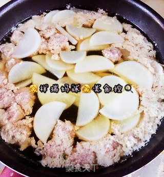 原创【仙草味道私房菜】之白玉萝卜丸子汤的做法步骤：8