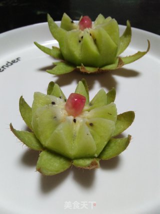 莲花猕猴桃的做法步骤：7