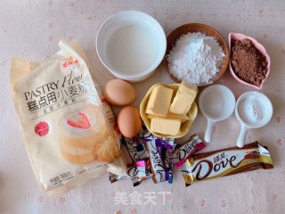 巧克力蛋糕的做法步骤：1