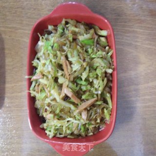 圆白菜炒粉条的做法步骤：9