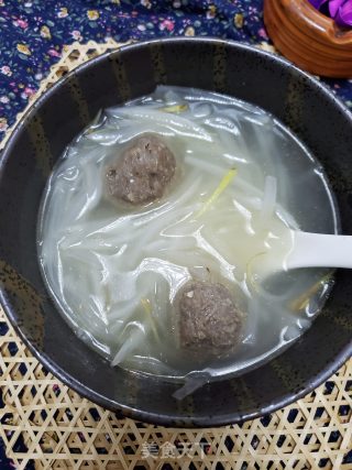萝卜丸子汤的做法步骤：6