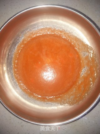 胡萝卜汁火腿蛋糕的做法步骤：2