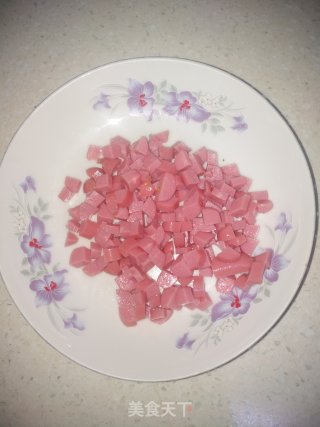 胡萝卜汁火腿蛋糕的做法步骤：3