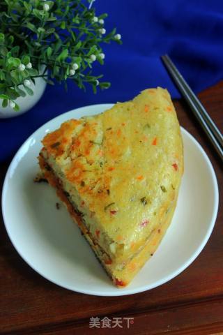 #萝卜#胡萝卜香肠面饼的做法步骤：11