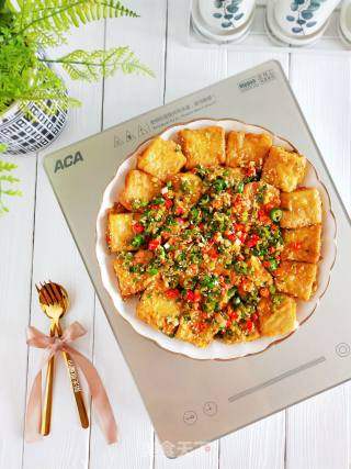香煎豆腐的做法步骤：17