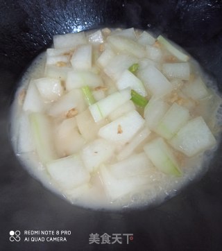 海米烧冬瓜的做法步骤：7