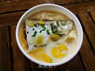 勒鱼蒸蛋的做法步骤：9
