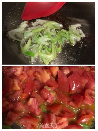 西红柿鸡蛋热汤面的做法步骤：3