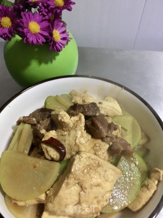 “萝卜”烧肉萝卜炖豆腐的做法步骤：13