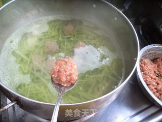 萝卜羊肉丸子汤的做法步骤：5