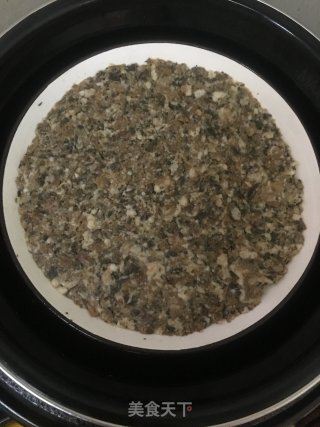 菜干蒸肉饼的做法步骤：7