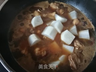 白萝卜炖鸡腿的做法步骤：14