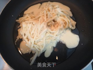 三味藕丝蛋饼的做法步骤：9