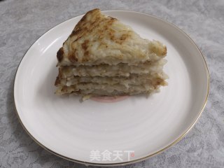 三味藕丝蛋饼的做法步骤：14
