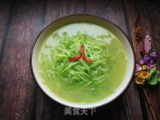 萝卜丝素汤的做法步骤：9