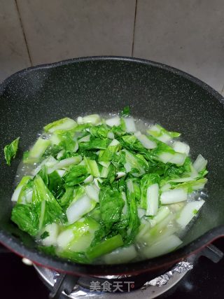 炒小白菜的做法步骤：5