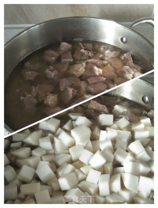 大萝卜炖牛肉的做法步骤：6