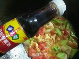 丝瓜番茄炒蛋的做法步骤：6