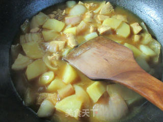 咖喱鸡胸肉土豆的做法步骤：12
