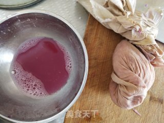 粉蒸心里美萝卜丝的做法步骤：4