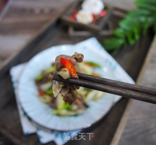 大葱炒牛肉的做法步骤：8