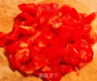 番茄鸡蛋炒年糕的做法步骤：5