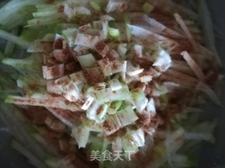 椒香萝卜饼的做法步骤：4