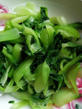 小油菜的做法步骤：2