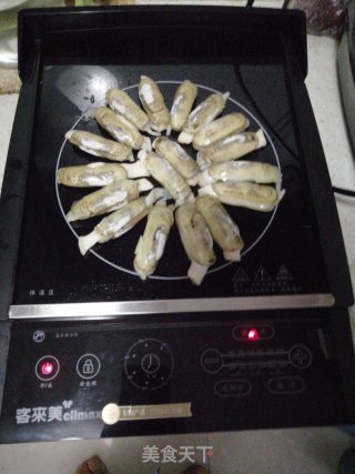 铁板蛏子的做法步骤：2