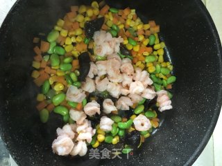 虾仁炒时蔬的做法步骤：8