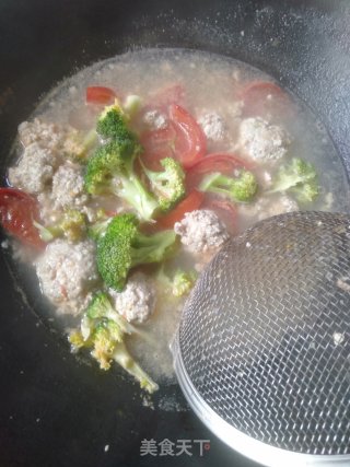 豆腐肉丸汤的做法步骤：5