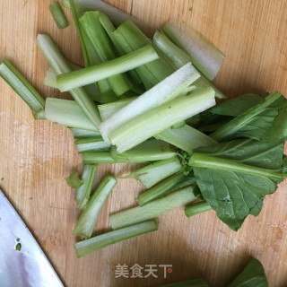 菜心炒木耳的做法步骤：7
