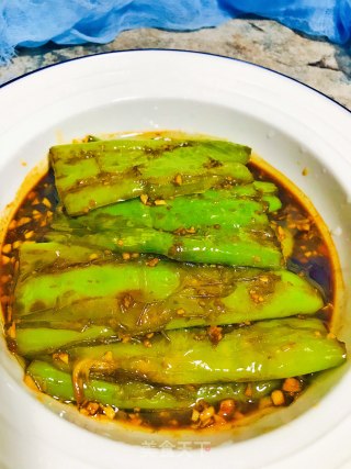 虎皮青椒的做法步骤：5