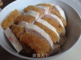 芋头扣肉的做法步骤：7