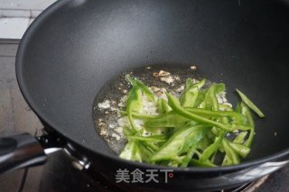椒丝腐乳炒通心菜的做法步骤：4
