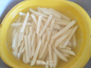 炸薯条的做法步骤：2