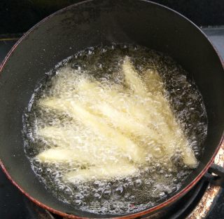 炸薯条的做法步骤：6