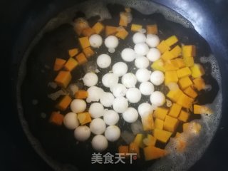 枸杞南瓜汤圆的做法步骤：5