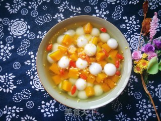 枸杞南瓜汤圆的做法步骤：8