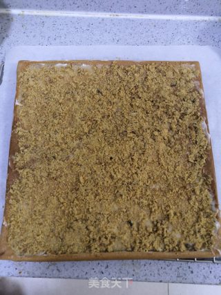 可可肉松蛋糕卷的做法步骤：11