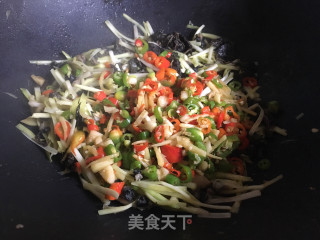 韭黄紫苏炒螺肉的做法步骤：10