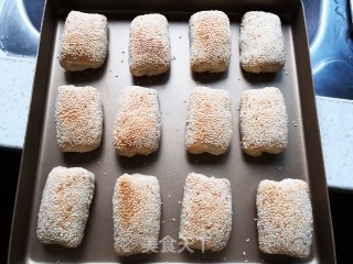芝麻酥饼的做法步骤：16