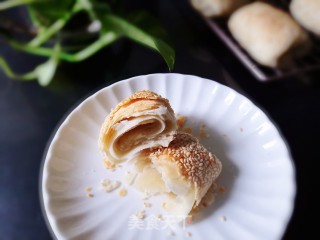 芝麻酥饼的做法步骤：17