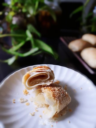 芝麻酥饼的做法步骤：18