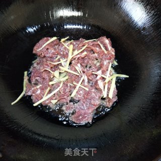 牛肉炒莴笋的做法步骤：7