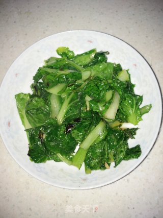 清炒小白菜的做法步骤：7