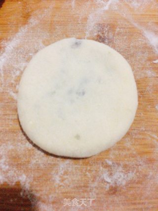 奶香白薯红豆饼的做法步骤：5